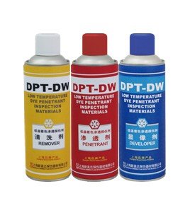 Dpt-dw low temperature dye penetrant