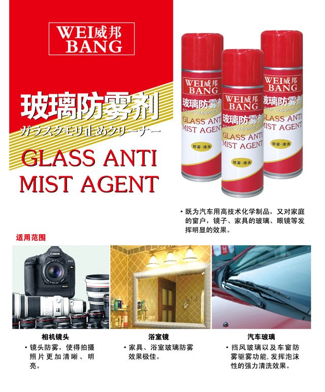 Glass antifogging agent